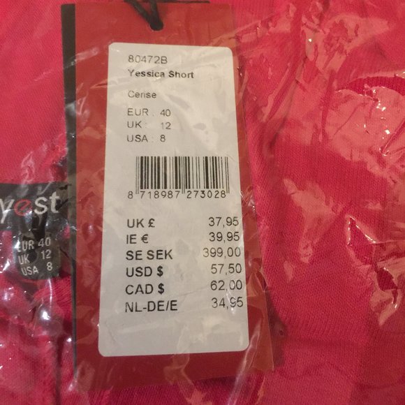 Yest Yessica Ladies Short Cardigan Sweater Cerise Pink 80474B Various Sizes - Picture 15 of 16